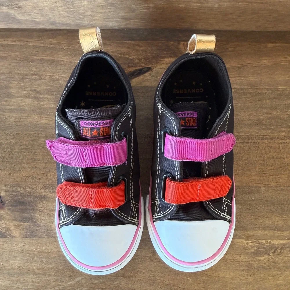 Converse Chuck Taylor All Star Easy On Low TD Willy Wonka Drip Toddler Size 9